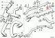 Genuine BMW E30 Cabrio Thermostat Water Hose Radiator Line OEM 11531310664