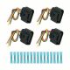 4 Pack Ignition Coil Connector Harness Plugs W/Terminals for 08-15 Audi R8 S4 S5