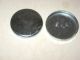 Two 2) Steel Shallow Cup Expansion Plugs,  2