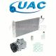 UAC AC Compressor & Component Kit for 2004-2005 Hyundai XG350 - Heating Air xr