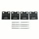 GENUINE LAMBORGHINI Aventador TEXTAR Rear Hand Brake Pad Set OEM NEW 470698451A