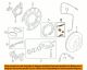 GM OEM 15-20 Escalade ESV-Park Brake Shoes Hardware Kit 23299313