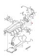 Genuine AUDI Audi RS6RS6 plus Avant qu. RS6 quattro Intake Manifold 07L133201K