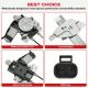 For 1997-2005 Buick Century Regal Front Passenger Power Window Regulator W/Motor