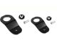 2 x Black Aluminum Radiator Stay Mount Bracket w/ Screw for Honda S2000 Integra