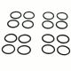 Push Rod Tube Seals,  for Center Of Tube,  16 Pieces Dunebuggy & VW