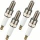 Set Of 4 Ceramic Iridium Spark Plugs For kawasaki 2003 KLX400R KLX400SR 1275