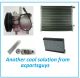 NEW AC SUPER MASTER SERVICE Kubota M5040 DENSO Compressor Drier Condenser EVAP