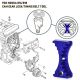 Cam Gear Lock Timing Belt Install Tool FIT Honda Acura B Series B16 B18C1