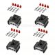 4x Ignition Coil Plug Connector Fit 2000-2010 Toyota Lexus Camry 90980-11885