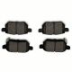 D1354 Rear Ceramic Disc Brake Pads For Toyota Corolla,  Matrix,  Scion iM,  tC,  xB