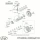 GENUINE NEW SENSOR WHEEL PLATE ASSY SUITS HYUNDAI ILOAD 2011-2012 2.5L DIESEL