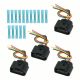 4 Pack New Ignition Coil Harness Plugs Wiring W/Terminals for Audi VW 1J0973724