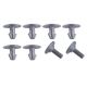 Engine Access Cover Pin Screw For For Accord For Civic Set of 8 Silver
