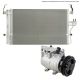 For Ram ProMaster City 2015 OEM AC Compressor w/ A/C Condenser & Drier GAP