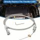 36'' Throttle Cable for Chevy 4.8L 5.3L 6.0L 5.7L LS1 Swap Conversion Stainless