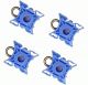 New for BMW  4 Pieces Window Regulator Sliding Pivot Clips 51321938884 Free Ship