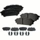Rear NAO Brake Pad Set For 2004-2008 Subaru Forester With Rear Disc Brake