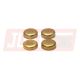 Just Racing Cylinder Head Brass Freeze Plug Kit for Toyota 2JZ