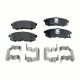 Rear NAO Brake Pad Set For 2004-2006 Mazda MPV 2-Wheel Set