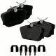 Rear NAO Brake Pad Set For 1999-2003 Volkswagen EuroVan 280 Rear 300mm Frnt Disc