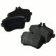 Rear NAO Brake Pad Set For 2014-2017 Mercedes Benz S550 Sedan 340mm Rear Disc