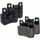 Rear Semi-Metallic Brake Pad Set For 1994-1995 Mercedes Benz C280
