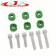 Green VTEC Solenoid Cup Washer+Bolt For B/D/F/H Series Motor EF9 EG6 EK9 DC2 S2K