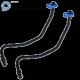 2xCoolant Bypass Hose From Outlet To Reservoir For Chevy Cruze 2011-2016 1.4L