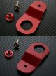 2 x Red Aluminum Radiator Stay Mount Bracket Gasket Screw for S2000 Integra