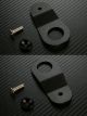 2 x Black Aluminum Radiator Stay Mount Bracket Gasket Screw for S2000 Integra