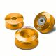 J2 ALUMINUM GOLD COATED FRONT/REAR BUMPER FENDER QUICK RELEASE FASTENERS+BOLTS