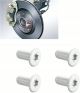 4PCS Brake Rotor Screw Replacement 0.76*0.61*0.30 inch,