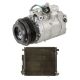 For Cadillac STS 2005-2011 OEM AC Compressor w/ A/C Condenser & Drier GAP