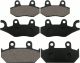 Front and Rear Brake Pads for SUZUKI AN400 AN 400 Burgman Skyware 400 2007 2008