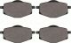 Front and Rear Brake Pads for Yamaha DT 125 R 1988-2003,  DT 125 RE 2004 YTZ 250