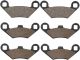 Front and Rear Brake Pads for POLARIS 400 Sportsman HO 4 x 4 2011