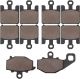 Front and Rear Brake Pads for Kawasaki ZX6RR ZX600 2003-2004,  Ninja ZX6R ZX636