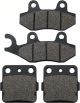 Front and Rear Brake Pads for Yamaha YZ250 YZ 250 W/WRW 2T) 1989
