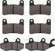Front and Rear Brake Pads Replacement for Kawasaki ZX1002 Ninja H2 SX SE 2018