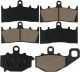 Front and Rear Brake Pads for Kawasaki ZX6R ZX-6R ZX600 1998-2001,  ZZR600 ZX 600