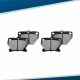 Rear Ceramic Brake Pads Fit Pontiac Vibe Toyota Celica Corolla Matrix