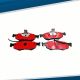 For Ford Mercury Contour Mystique Cougar D801 Front Disc Red Brake Pad