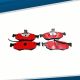 D801 Fits Ford Mercury Contour Mystique Cougar Front Disc Red Brake Pads