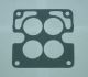 1951-55 CARTER WCFB SQUARE BASE CARBURETOR TO INTAKE MANIFOLD GASKET - NEW