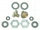 TWO FORD HOLLEY CARBURETOR NEEDLE & SEAT SERVICE KITS-GASKETS 0-RINGS NUTS SCREW