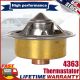 4363 High Flow Thermostat Fit For Chevy/Ford/Jeep/GM 160 Degree Robertshaw Style