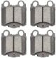 Brake Pads, ECCPP 4pcs Rear Ceramic Disc Brake Pads Kits for 1998-2005 for Lexus