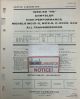 1962 CHRYSLER 300/SC2 CARTER AFB 3258S 3259S DUAL QUAD DATA SPEC SHEET REPRINT