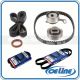 Fit 90-93 Honda Accord ALT /AC & Power Steering 2.2 2 EPDM Belts Timing Belt Kit